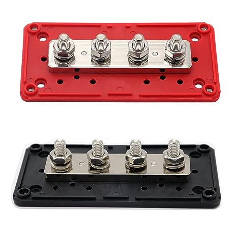 300A Bus Bar Box – Bloc de distribution modulaire haute performance avec 4 goujons de connexion M8, barres omnibus 300A