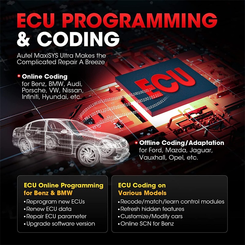 Autel MaxiSys Ultra OBD2 Diagnosegerät für Fahrzeugsysteme