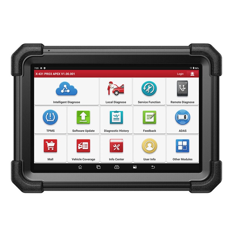 LAUNCH X431 PRO3 APEX Diagnosegerät mit ECU Codierung & Vollsystemdiagnose