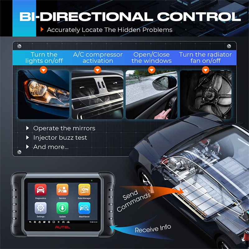 Autel MP808S OBD2 Diagnosegerät für Fahrzeugsysteme