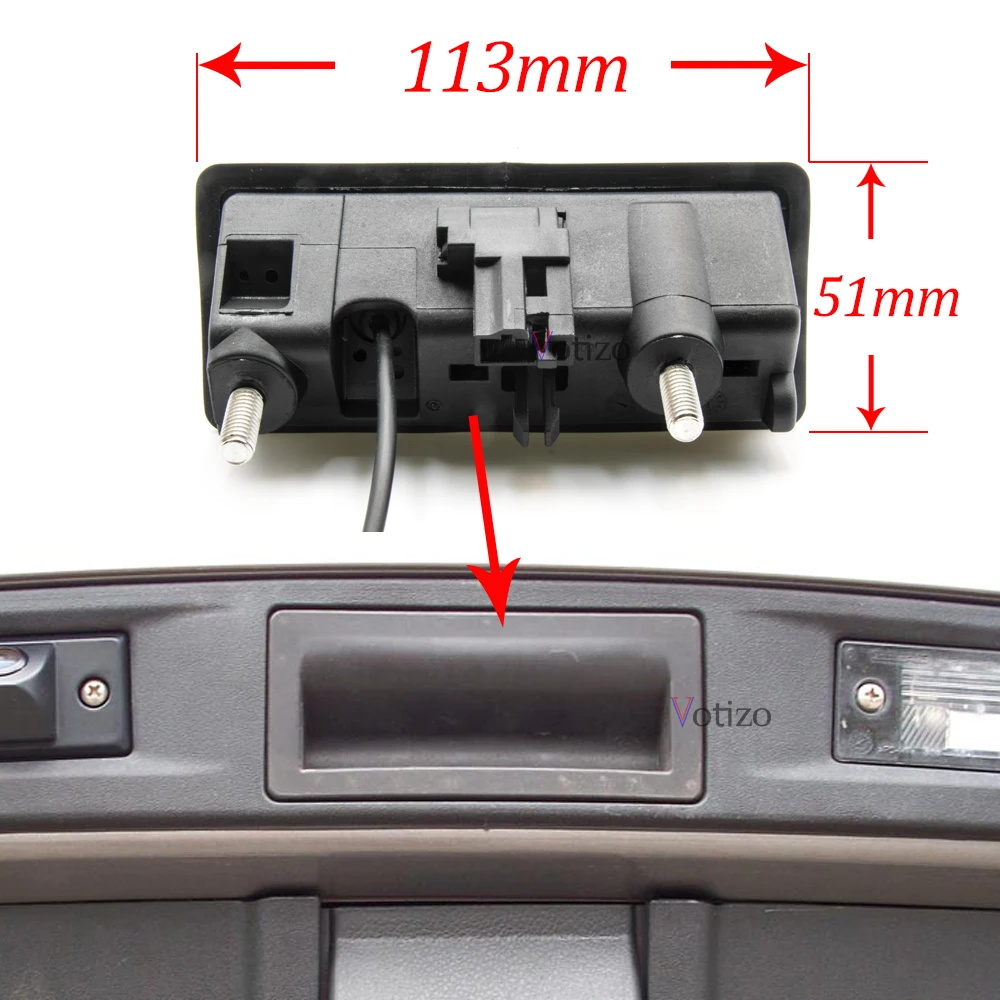 Caméra de recul à vision nocturne AHD pour VW Sharan (2010-2019)