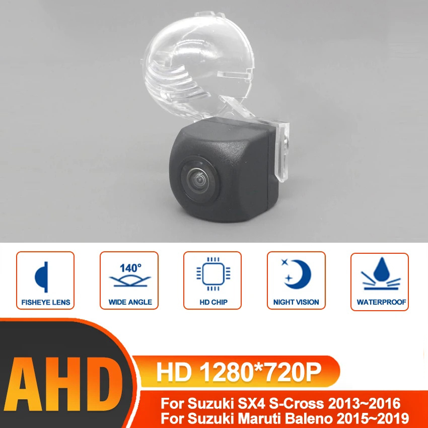 Telecamera posteriore con visione notturna AHD per Suzuki Ertiga, Escudo, XL-7, Jimny, Alto, Lapin, Eeco, SX4 S-Cross, Baleno, Vitara Brezza, Grand Vitara, Wagon R, Spacia, SX4 (1999–2020)