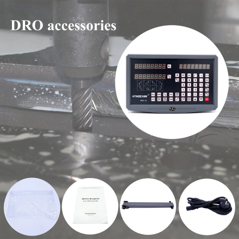 Freies verschiffen drehmaschine/fräsen/bohren/EDM/CNC maschine 2 achsen digital anzeige DRO und lineare...