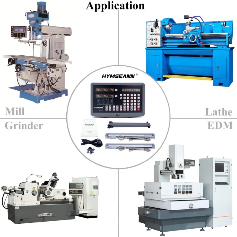 Freies verschiffen drehmaschine/fräsen/bohren/EDM/CNC maschine 2 achsen digital anzeige DRO und lineare...