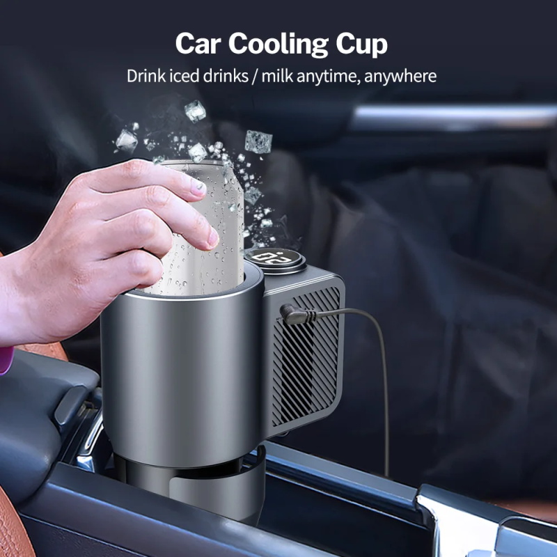Deelife Tasse de Voiture Chauffante et Refroidissante 12V Chaud Froid pour Boissons