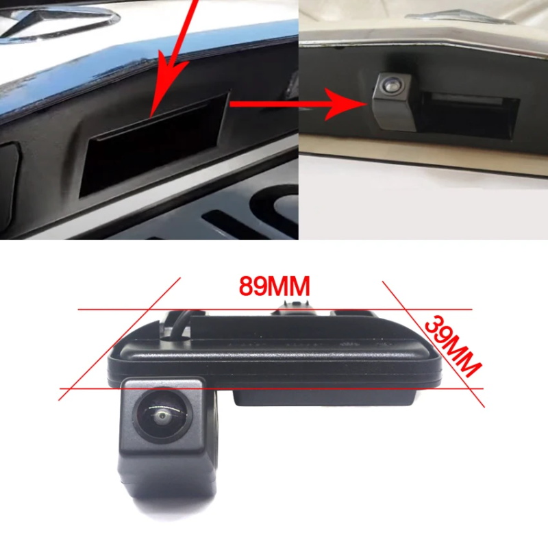 Caméra de recul vision nocturne 1080P pour Mercedes-Benz Classe B W246/W242 (B180, B250) (2011–2014)