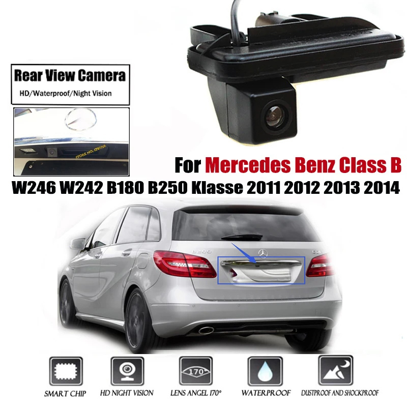 Telecamera di retromarcia a visione notturna 1080p per Mercedes-Benz Classe B W246/W242 (B180, B250) (2011–2014)