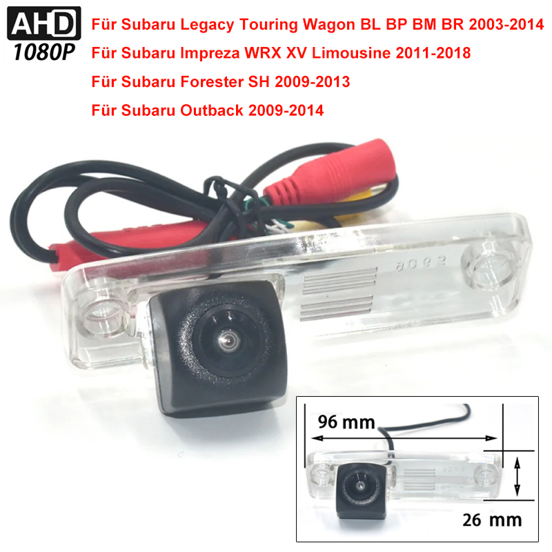 AHD 1080P Rückfahrkamera für Subaru Legacy, Impreza, Forester, Outback (2003-2018)