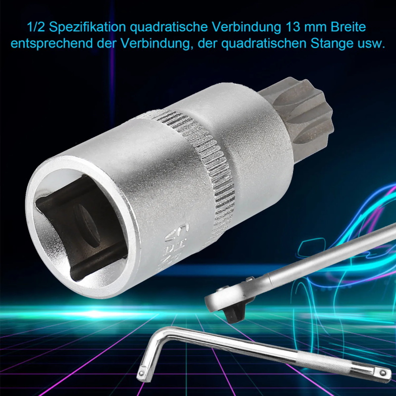 Vielzahn Steckschlüsselsatz 10stk M4-M18