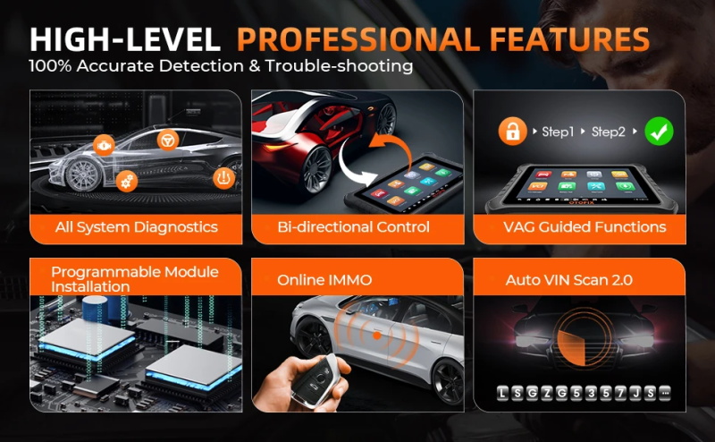OTOFIX D1 PRO OBD2 Diagnosegerät für Fahrzeugsysteme