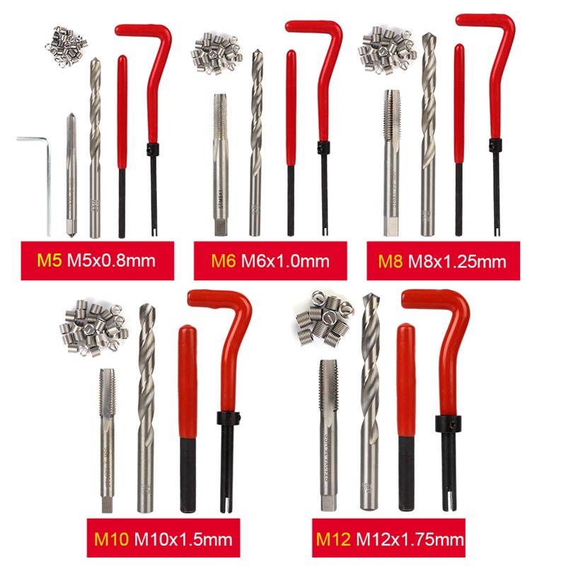 Gewindereperatur Satz M5-M12