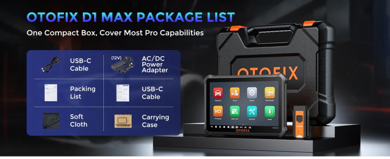 OTOFIX D1 Max OBD2 Diagnosegerät für Fahrzeugsysteme