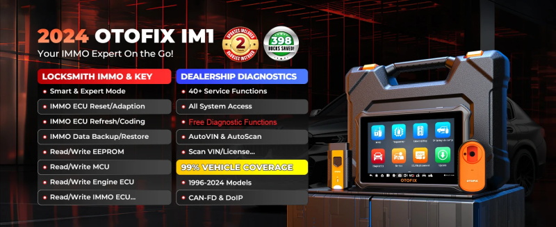 OTOFIX D1 IM1 OBD2 Diagnosegerät für Fahrzeugsysteme