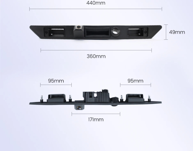 Caméra de recul AHD 1080P pour Audi A5, A6, B6, A6L, S6, B7, A8, A8L