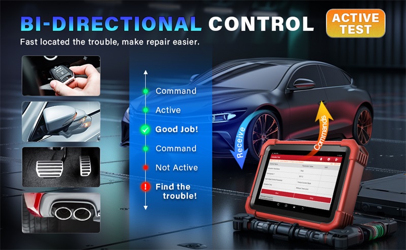 LAUNCH CRP919X BT OBD2 Diagnosegerät für Fahrzeugsysteme