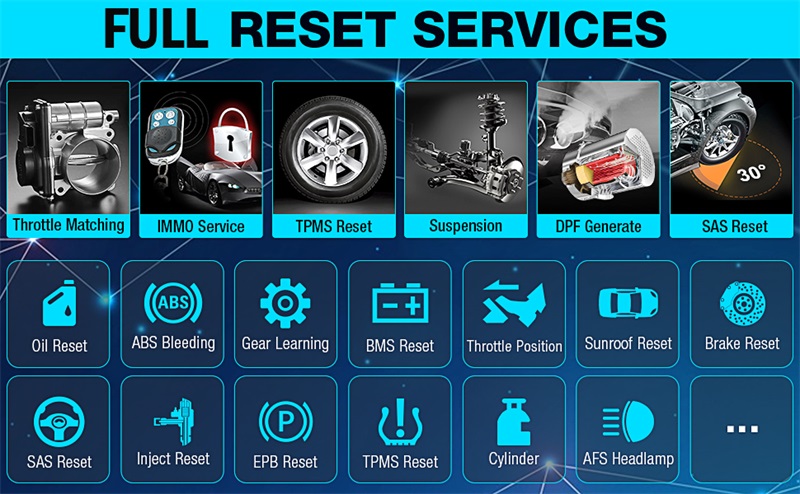 LAUNCH X431 PAD V Elite strumento diagnostico con codifica ECU e diagnosi completa dei sistemi