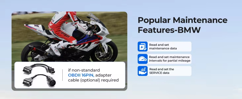 TOPDON TopScan Moto OBD2 Diagnosegerät für Fahrzeugsysteme