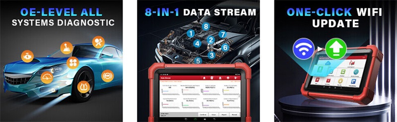 LAUNCH CRP919X BT OBD2 Diagnosegerät für Fahrzeugsysteme