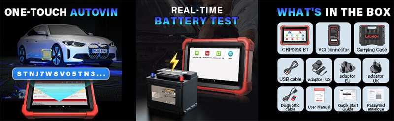 LAUNCH CRP919X BT OBD2 Diagnosegerät für Fahrzeugsysteme