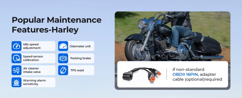 TOPDON TopScan Moto OBD2 Diagnosegerät für Fahrzeugsysteme