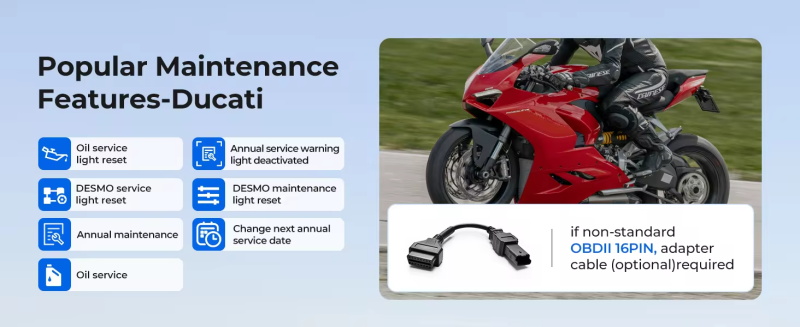 TOPDON TopScan Moto OBD2 Diagnosegerät für Fahrzeugsysteme