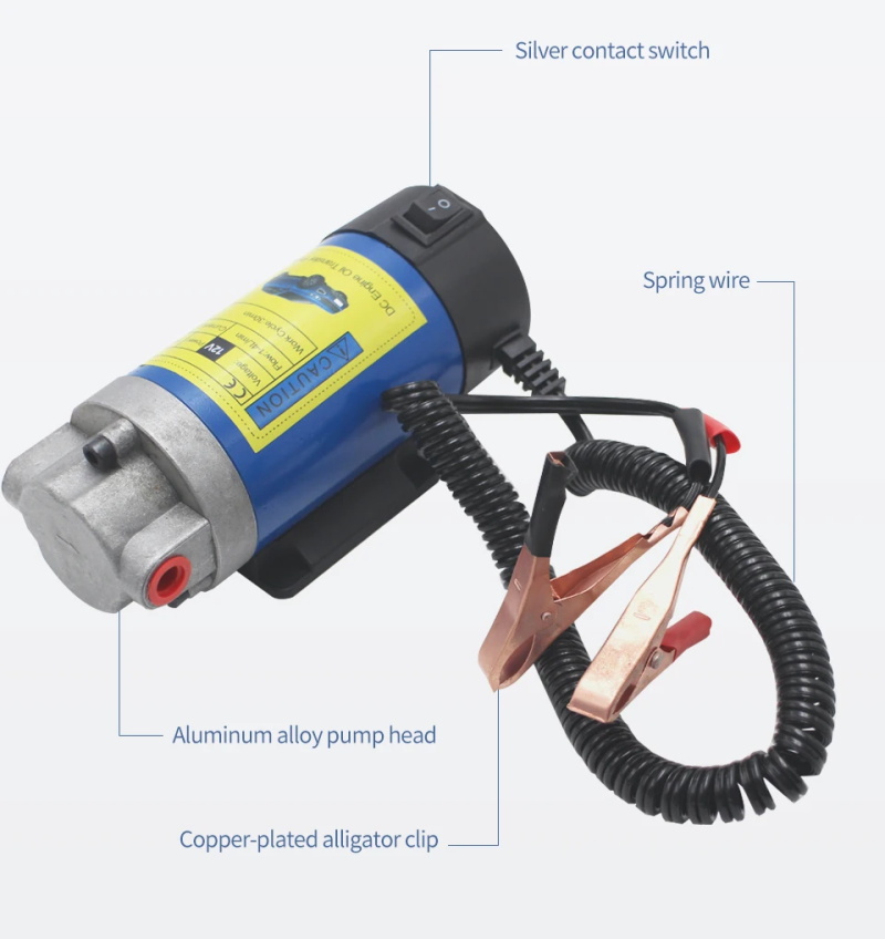 Öl Diesel Extractor für Auto Motorräder BoatsElectric Einfangen Saug Transfer Ändern Pumpe 12V Motor 100W 4L