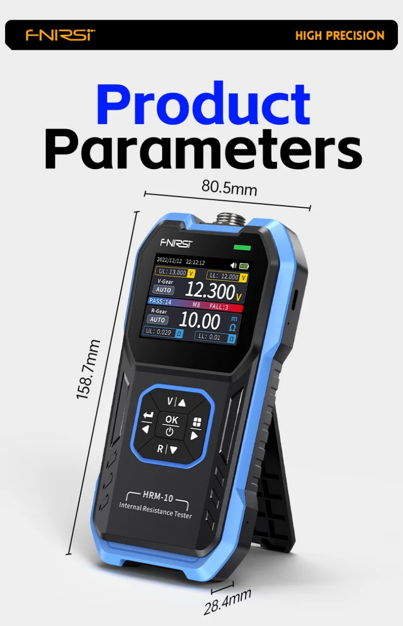 Fnirsi HRM-10 automotive tester, 18650 hohe präzision, ac lithium blei säure batterie spannung interne...