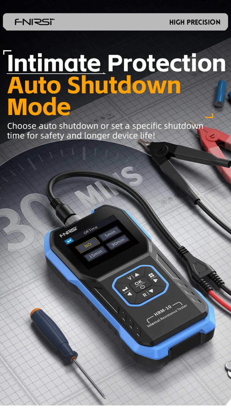 Fnirsi HRM-10 automotive tester, 18650 hohe präzision, ac lithium blei säure batterie spannung interne...