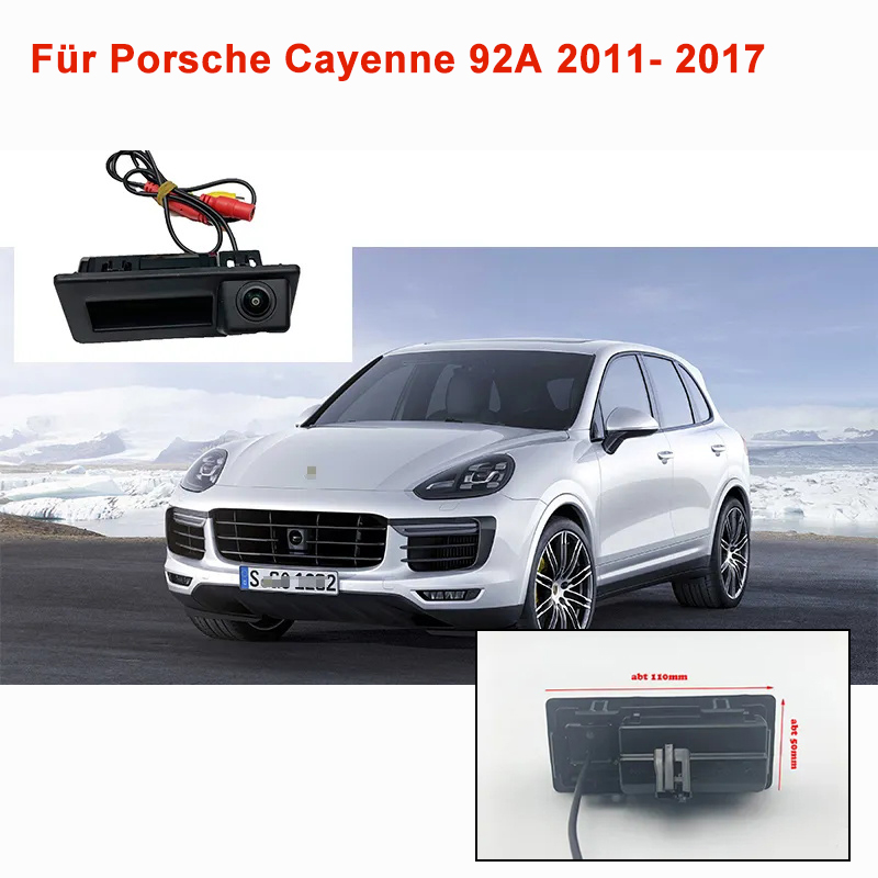 HD Fisheye 1280×720 Rückfahrkamera für Porsche Cayenne 92A 2011–2017