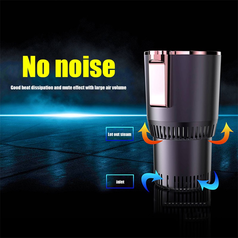 Tasse intelligente 2 en 1 12V pour voiture, chauffante et réfrigérante, mini réfrigérateur de voiture, porte-gobelet pour voyages en extérieur