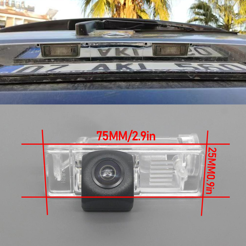 Caméra de recul à vision nocturne 1280x720p pour Mercedes-Benz Valente Vito W639 (2003–2013)