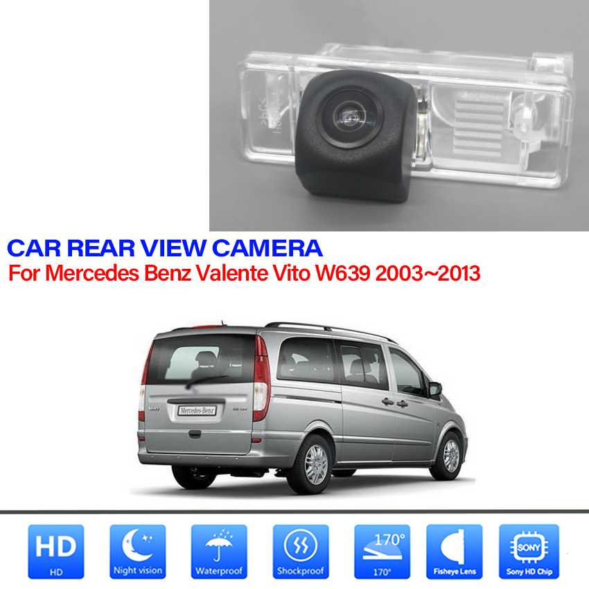 Caméra de recul à vision nocturne 1280x720p pour Mercedes-Benz Valente Vito W639 (2003–2013)