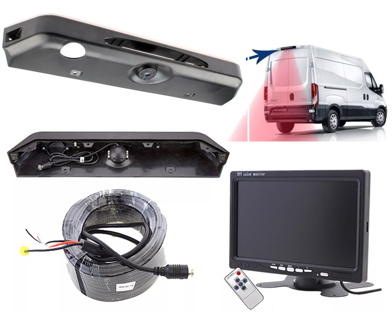 Caméra de recul CCD avec moniteur 7 pouces pour IVECO Daily 6 Transporter (2015–2021)