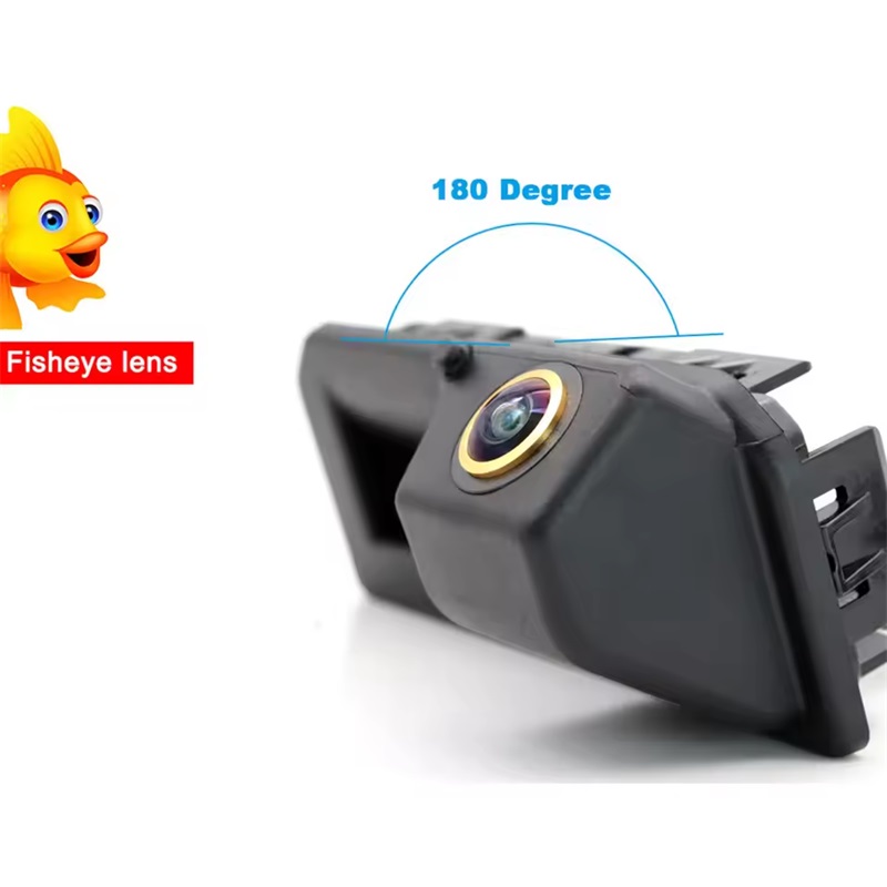 Caméra de recul AHD 1080P pour Audi, VW, Škoda, SEAT et Porsche (différents modèles, 2003-2020)