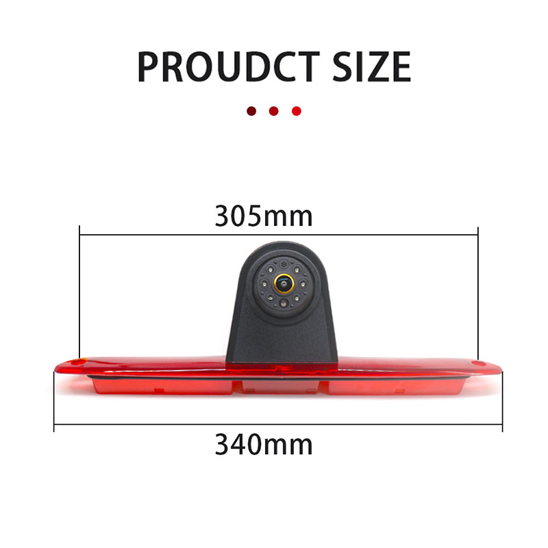 Caméra de recul dans le troisième feu stop pour VW Crafter / Mercedes Sprinter 2007-2019