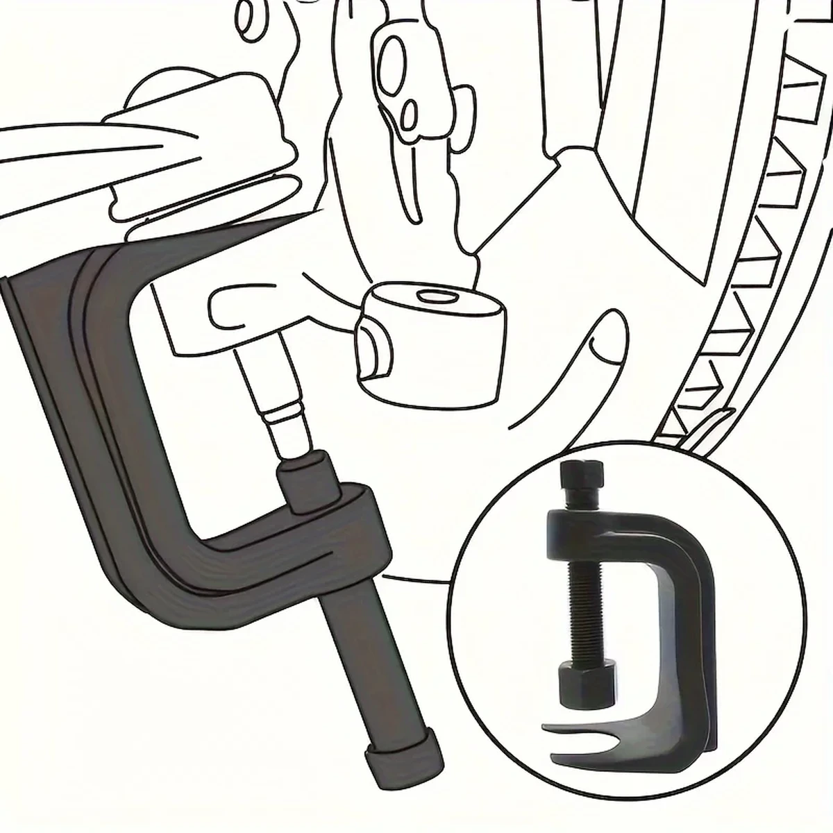 Universal 25112 Kugelgelenk-Trenner, Kugelgelenk-Entfernungswerkzeug, Kugelgelenk-Abzieher, 2–3/8 Zoll