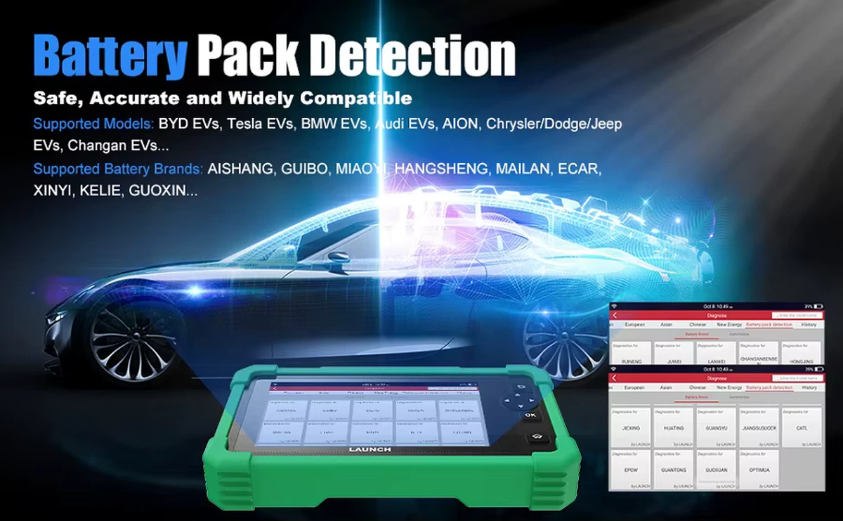 LAUNCH X431 CRP919 EV strumento diagnostico OBD2 per sistemi veicolo