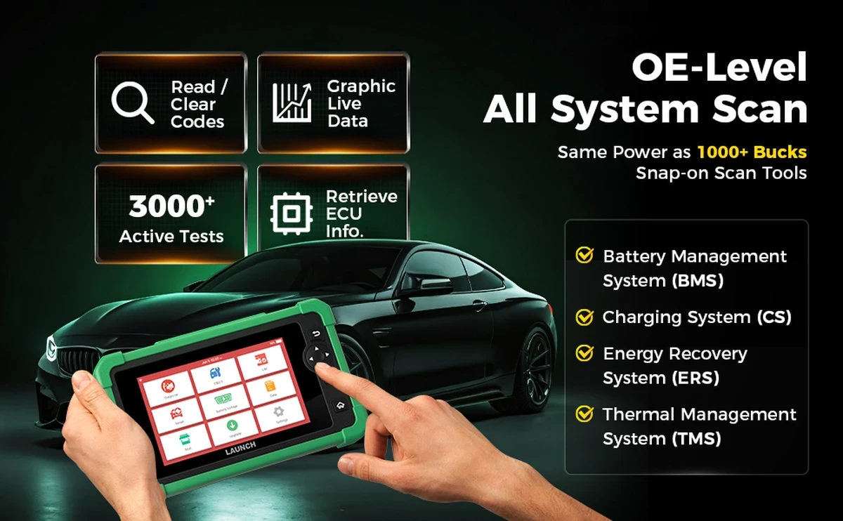 LAUNCH X431 CRP919 EV strumento diagnostico OBD2 per sistemi veicolo