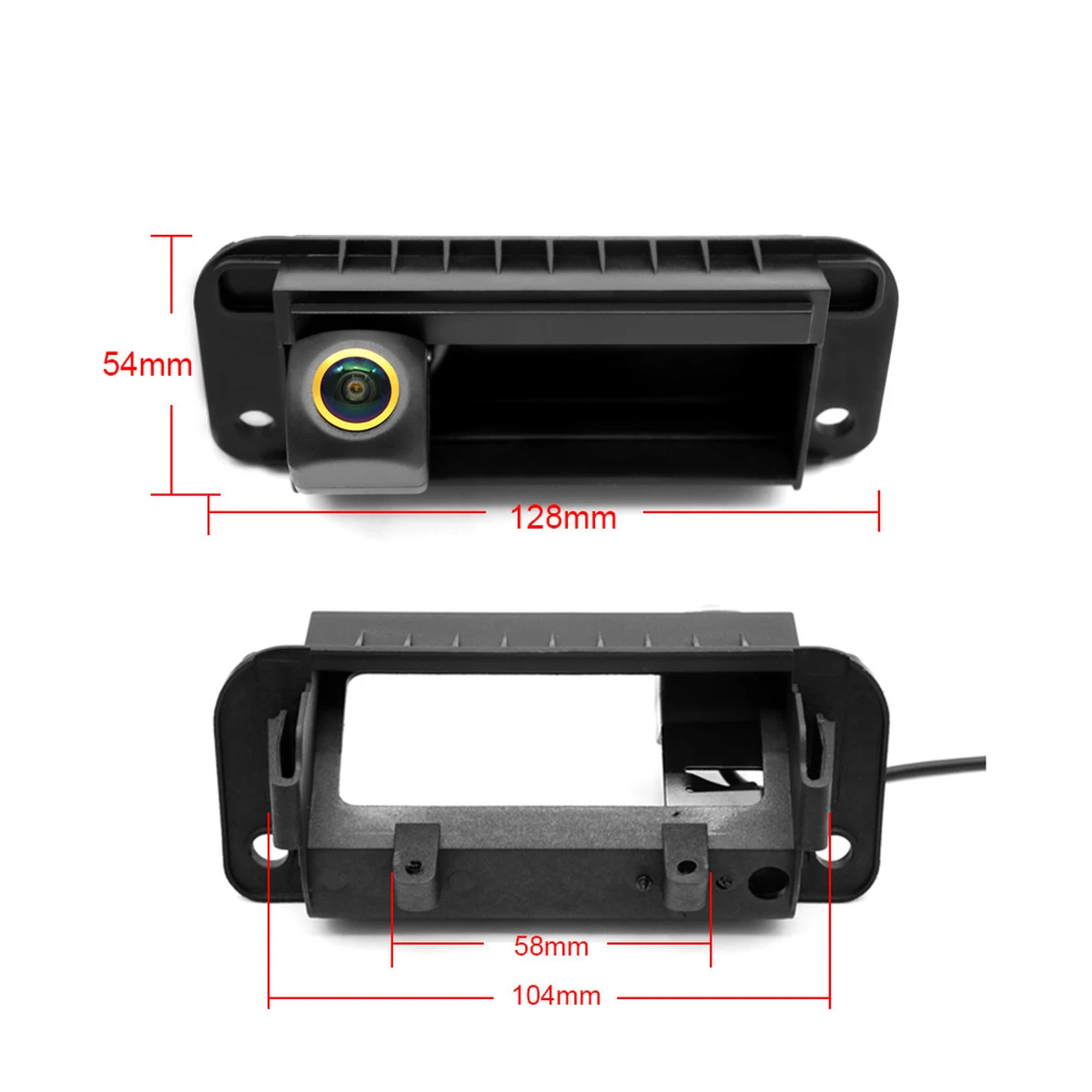 CCD AHD 1080P Kofferraumgriff Rückfahrkamera für Mercedes-Benz C-Klasse W204 C180 C200 C260 S204