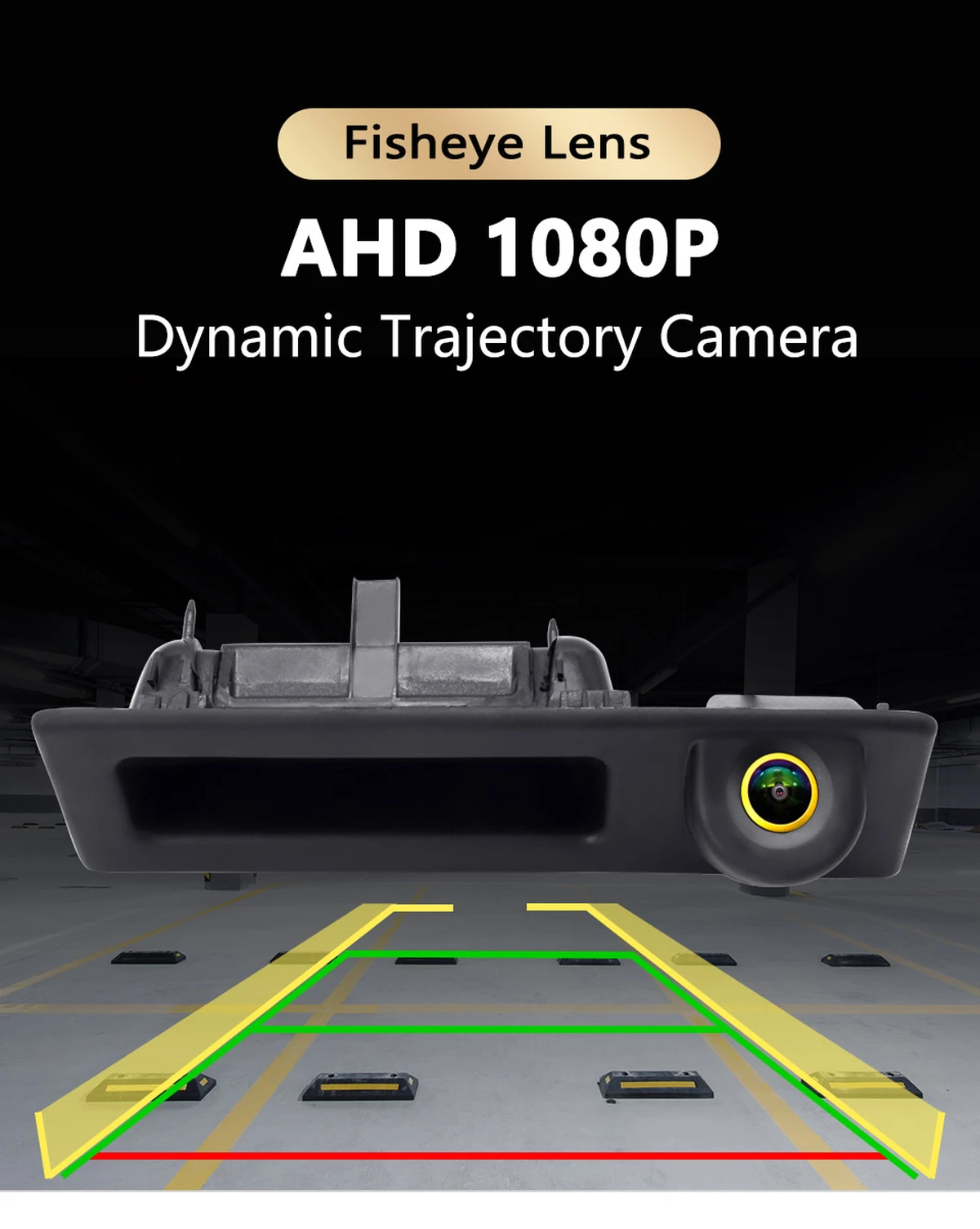 AHD 1080P Rear View Camera with Dynamic Parking Lines for BMW F30 F10 F11 X3 F25 F31 F46 X1 F48 F22 3 Series 5 Series