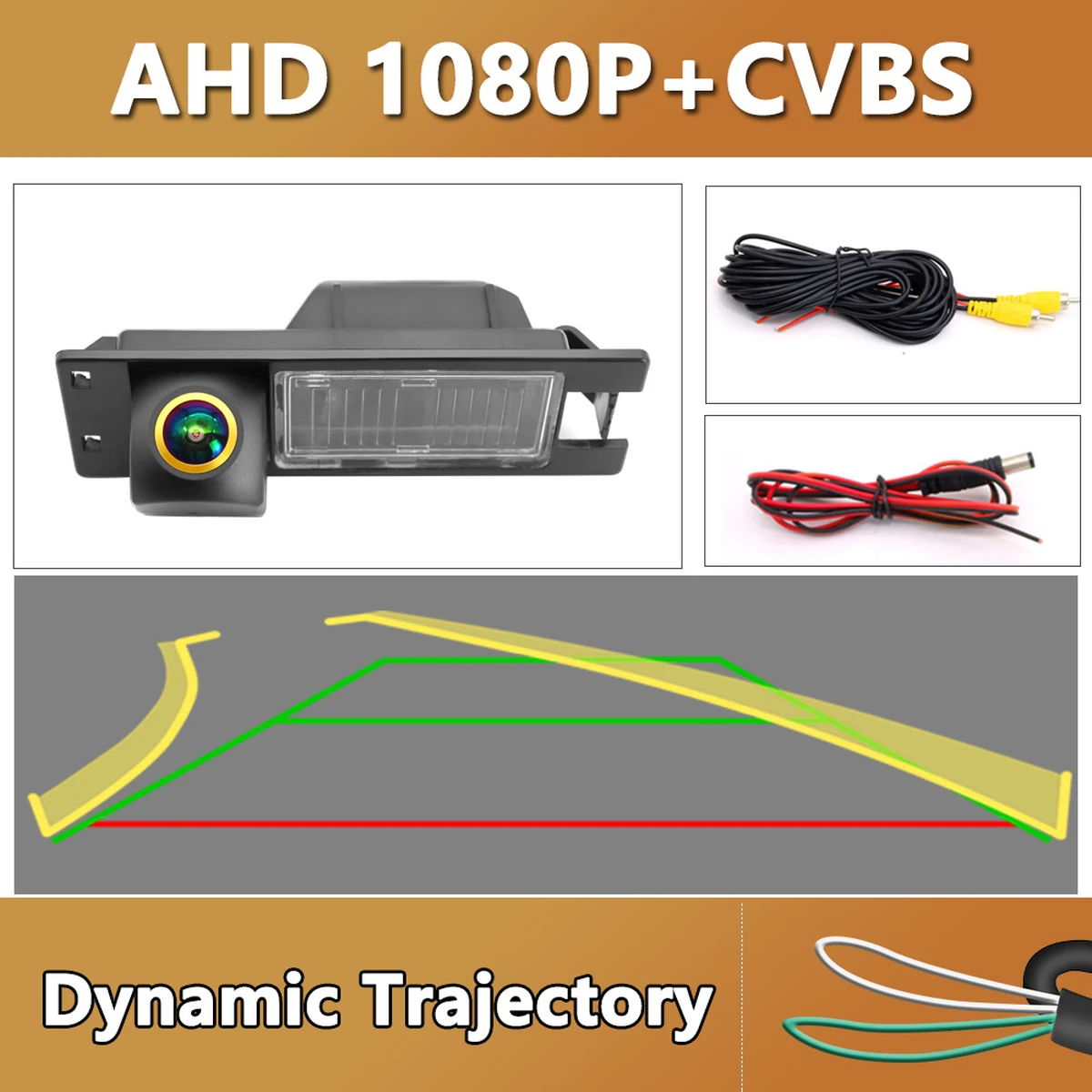 AHD 1080P Rückfahrkamera für Opel Astra H/J, Corsa D, Meriva A, Vectra C, Zafira, Insignia