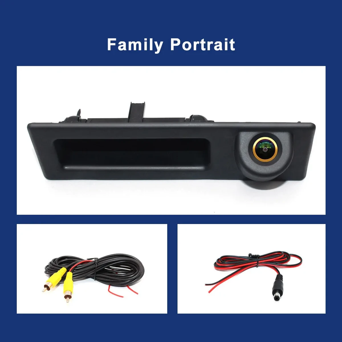 AHD 1080P Fisheye Reverse Camera for BMW 2 Series, 3 Series, 5 Series, 7 Series, X1, X3, X4, X5, F30, F32, F36, F10, F11, F25, F48