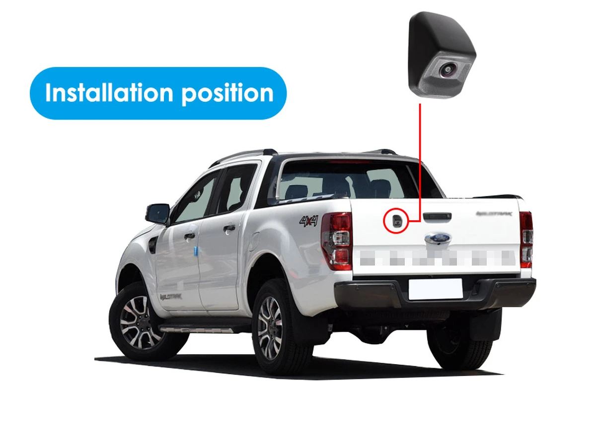 Telecamera posteriore CCD AHD 1080P per Toyota Hilux Vigo Pickup 2004–2019 AN10 AN20 AN30 AN120 AN130