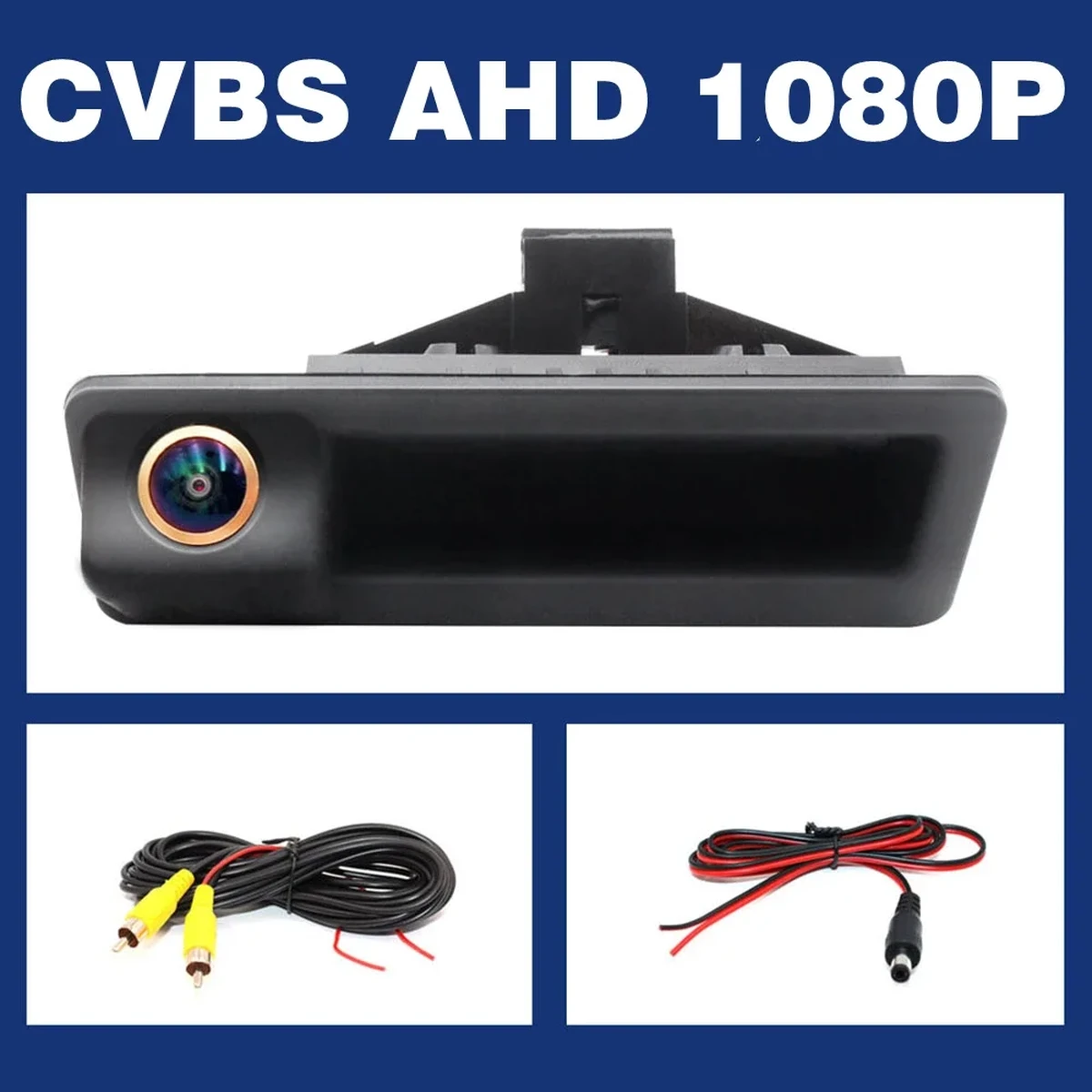 Telecamera di retromarcia AHD 1080P per maniglia bagagliaio per BMW E60 E39 E90 E82 E61 X1 E84 X5 E70 E92 E91 E88 E93 X6 Serie 3 Serie 5