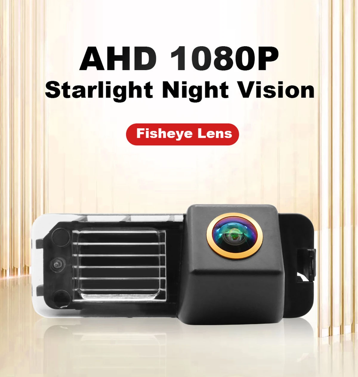 AHD 1080P Rückfahrkamera für VW Scirocco, CC, Golf 6 (2010-2012), Polo, Magotan (2011-2013)