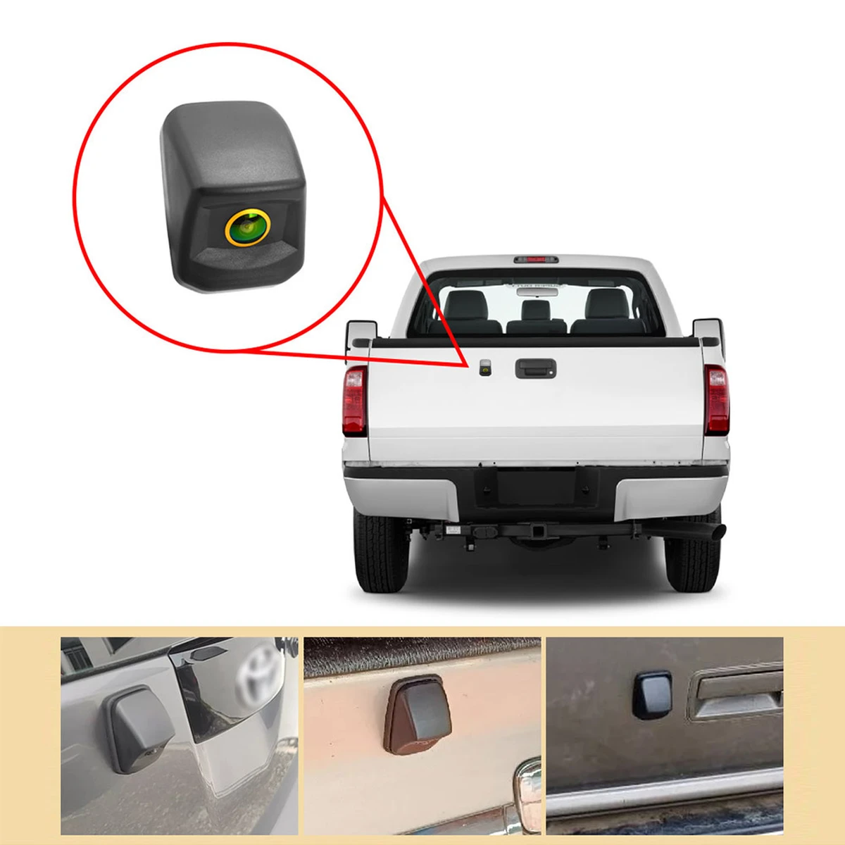 Telecamera posteriore CCD AHD 1080P per Toyota Hilux Vigo Pickup 2004–2019 AN10 AN20 AN30 AN120 AN130