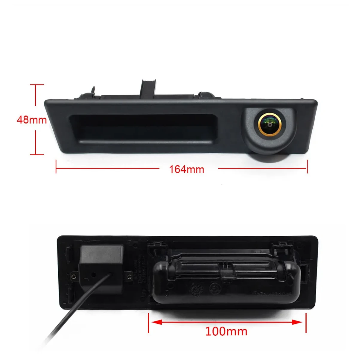 AHD 1080P Fisheye Reverse Camera for BMW 2 Series, 3 Series, 5 Series, 7 Series, X1, X3, X4, X5, F30, F32, F36, F10, F11, F25, F48