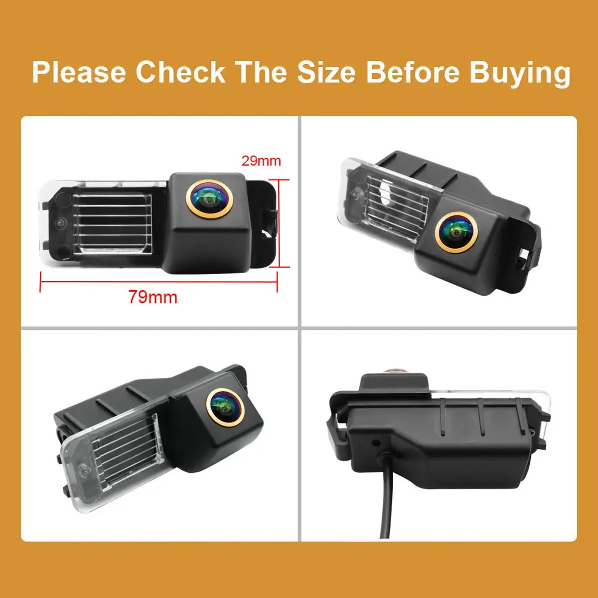 AHD 1080P Rückfahrkamera für VW Scirocco, CC, Golf 6 (2010-2012), Polo, Magotan (2011-2013)