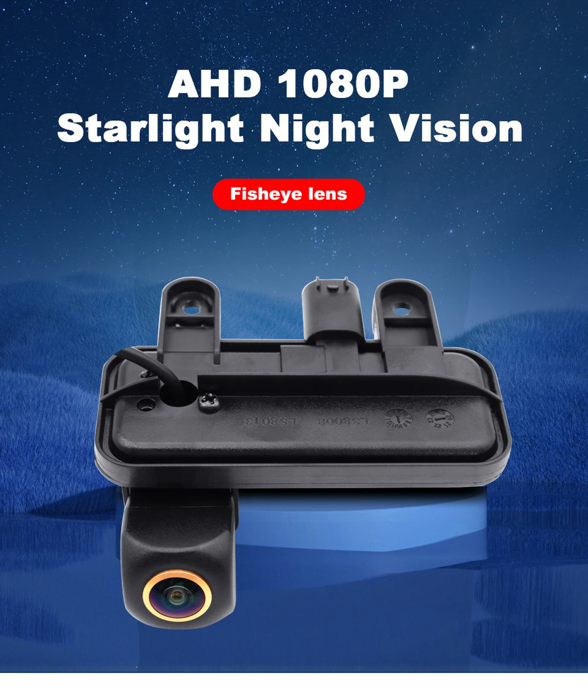 Caméra de recul AHD 1080P HD CCD pour Mercedes-Benz Classe B (W246), Classe E (W212/W207), Classe C/CLC (W203)