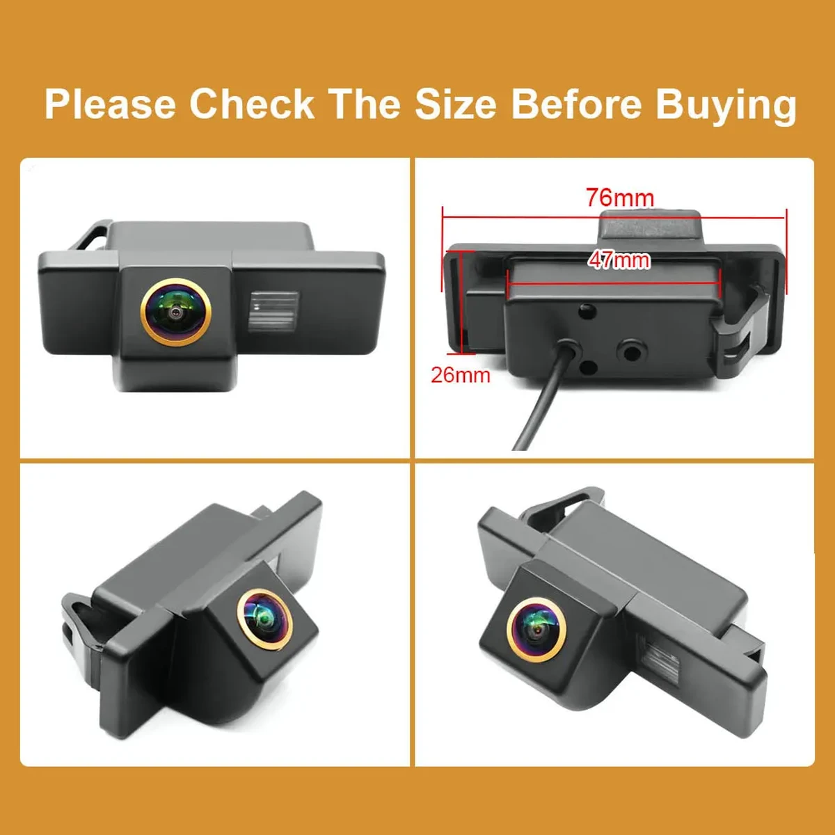 Telecamera posteriore AHD 1080P HD CCD per Nissan Qashqai/Dualis J10 J11 (2006–2019)